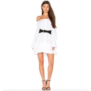 BCBGMaxAzria “AIYANA” Off-the -shoulder Dress